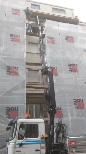 Start of installation of water and heating systems